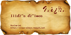 Illés Álmos névjegykártya